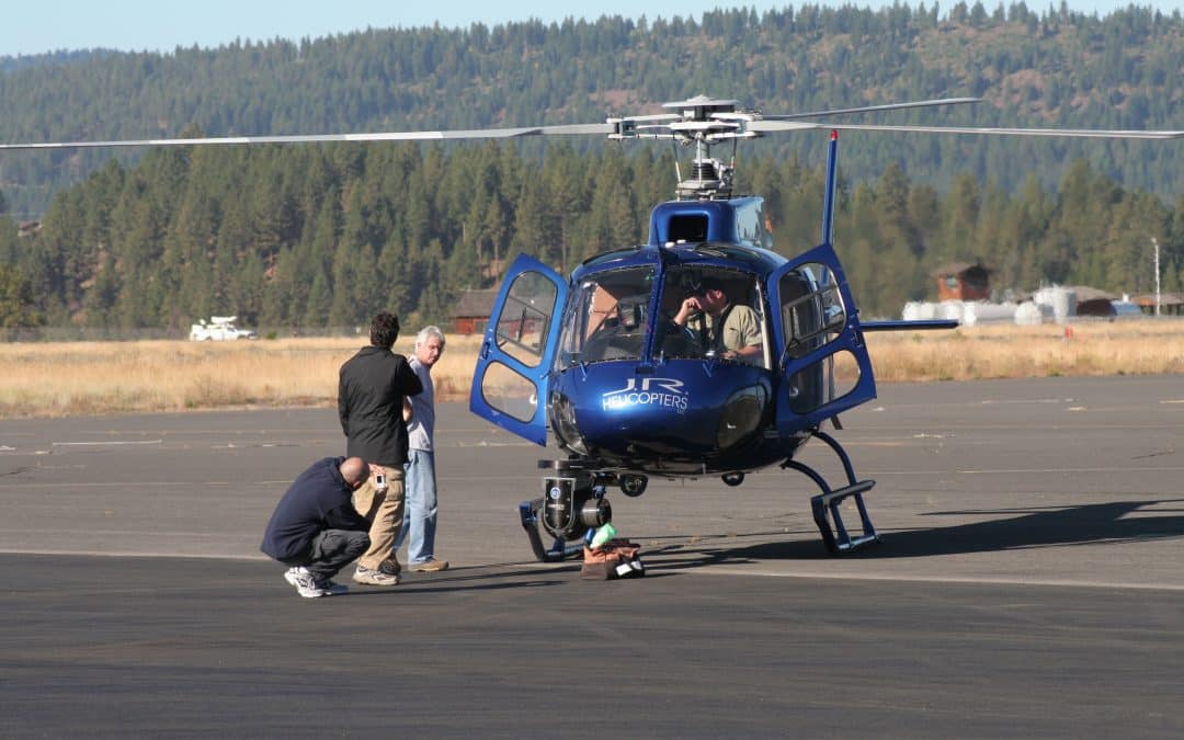 Cineflex helicopter mount