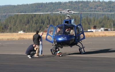 Cineflex helicopter mount