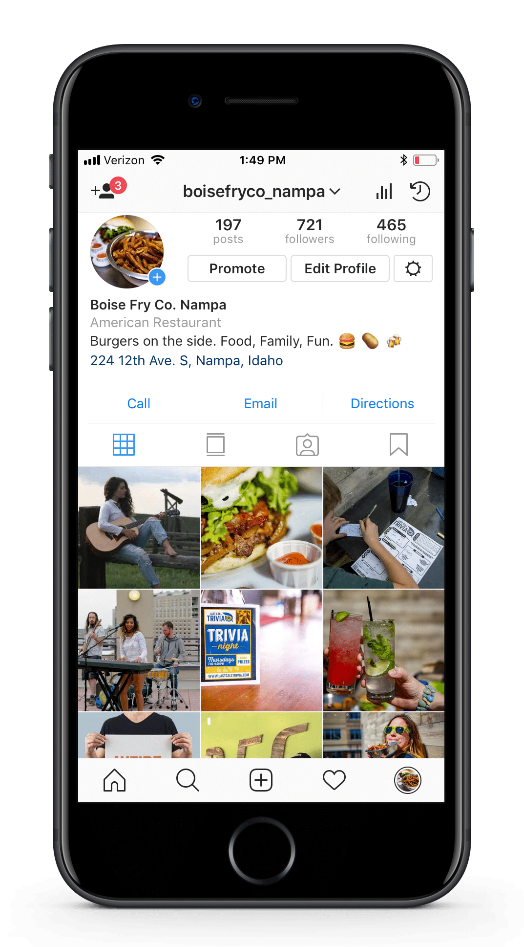 Iphone-Profile-zoom Boise Fry Co. Social Media Posts