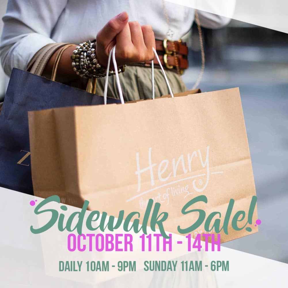 Sidewalk sale