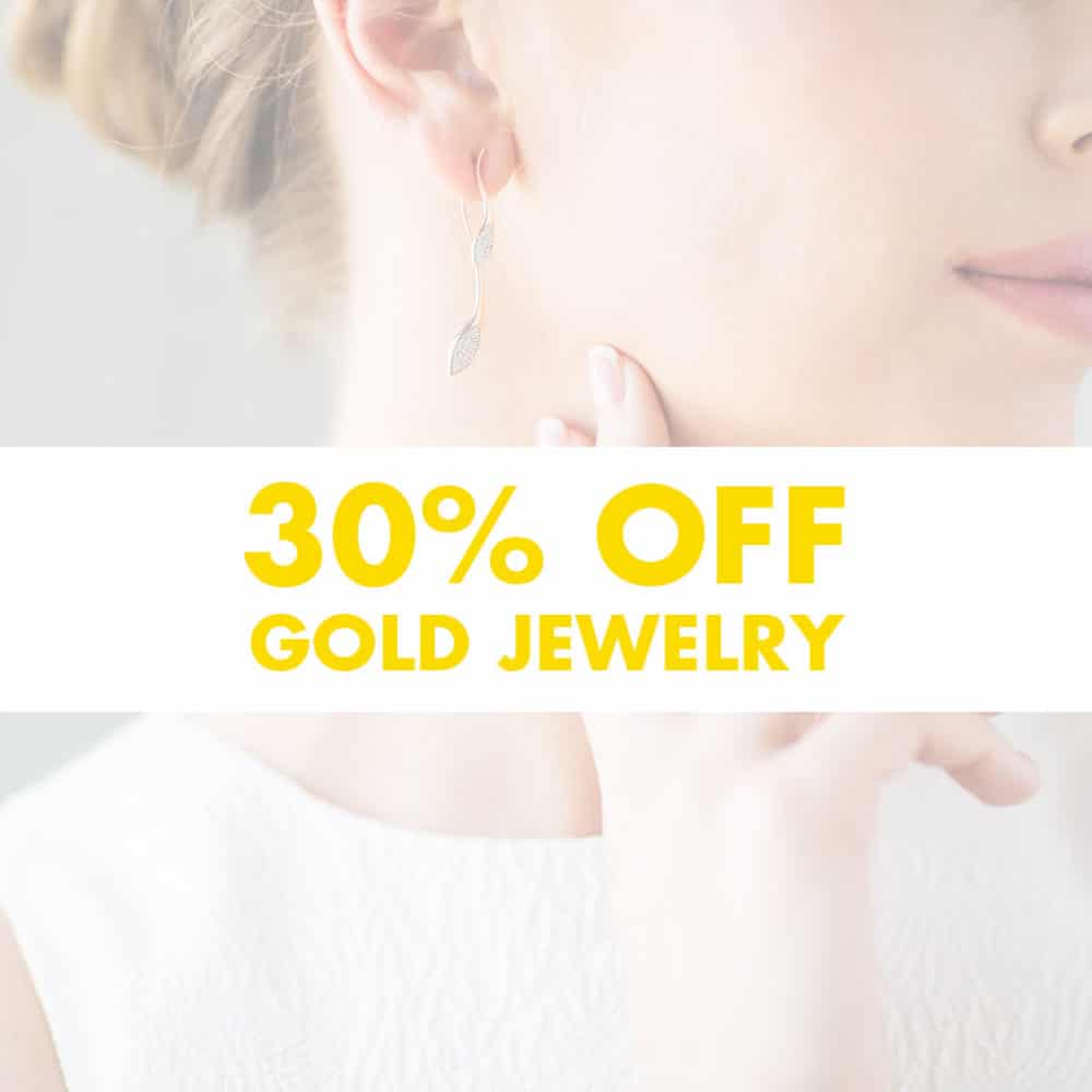 30% off Gold Jewelry