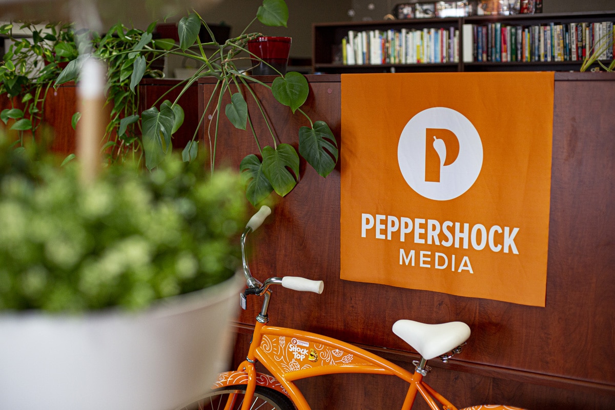 Peppershock Banner and Bicycle Peppershock Banner and Bicycle