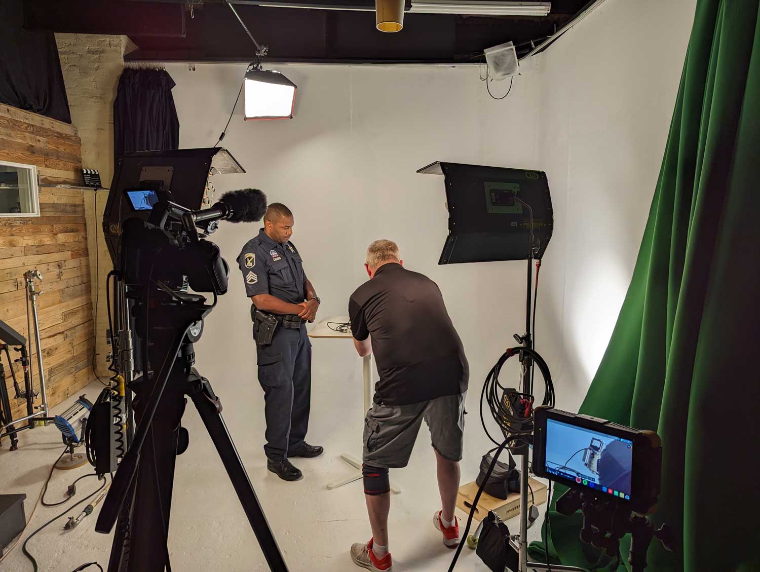 In Studio Video Production for Commercial Vehicle Safety Alliance