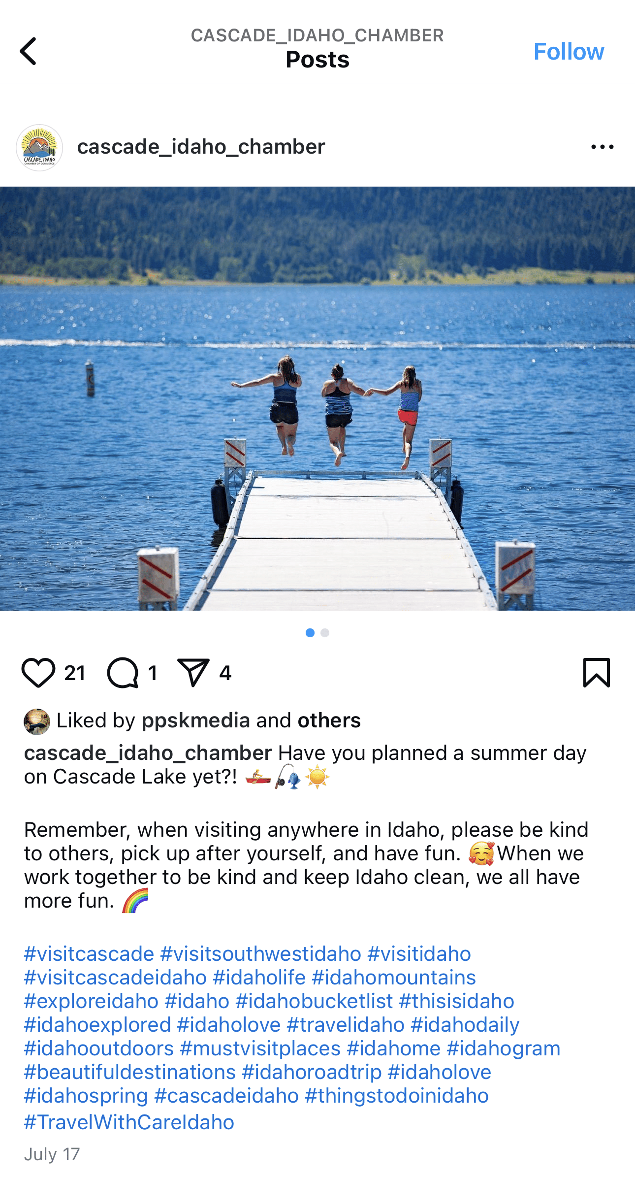 Visit Cascade Lake in Cascade, Idaho