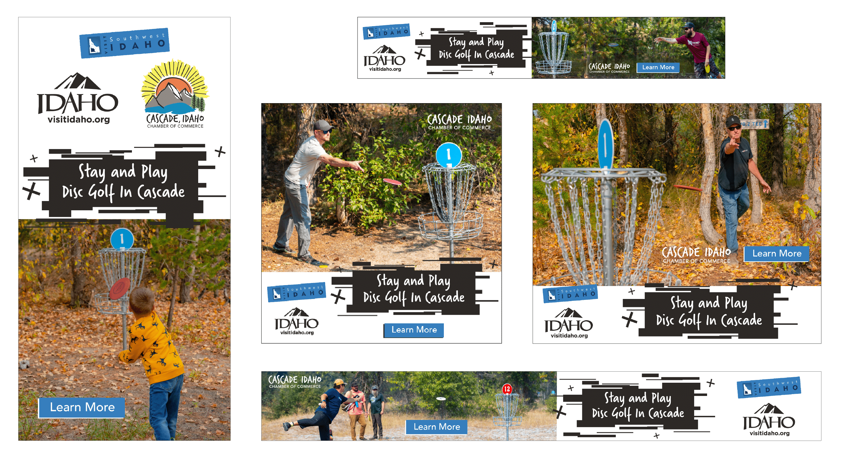 Cascade Disc Golf Digital Banner Ads