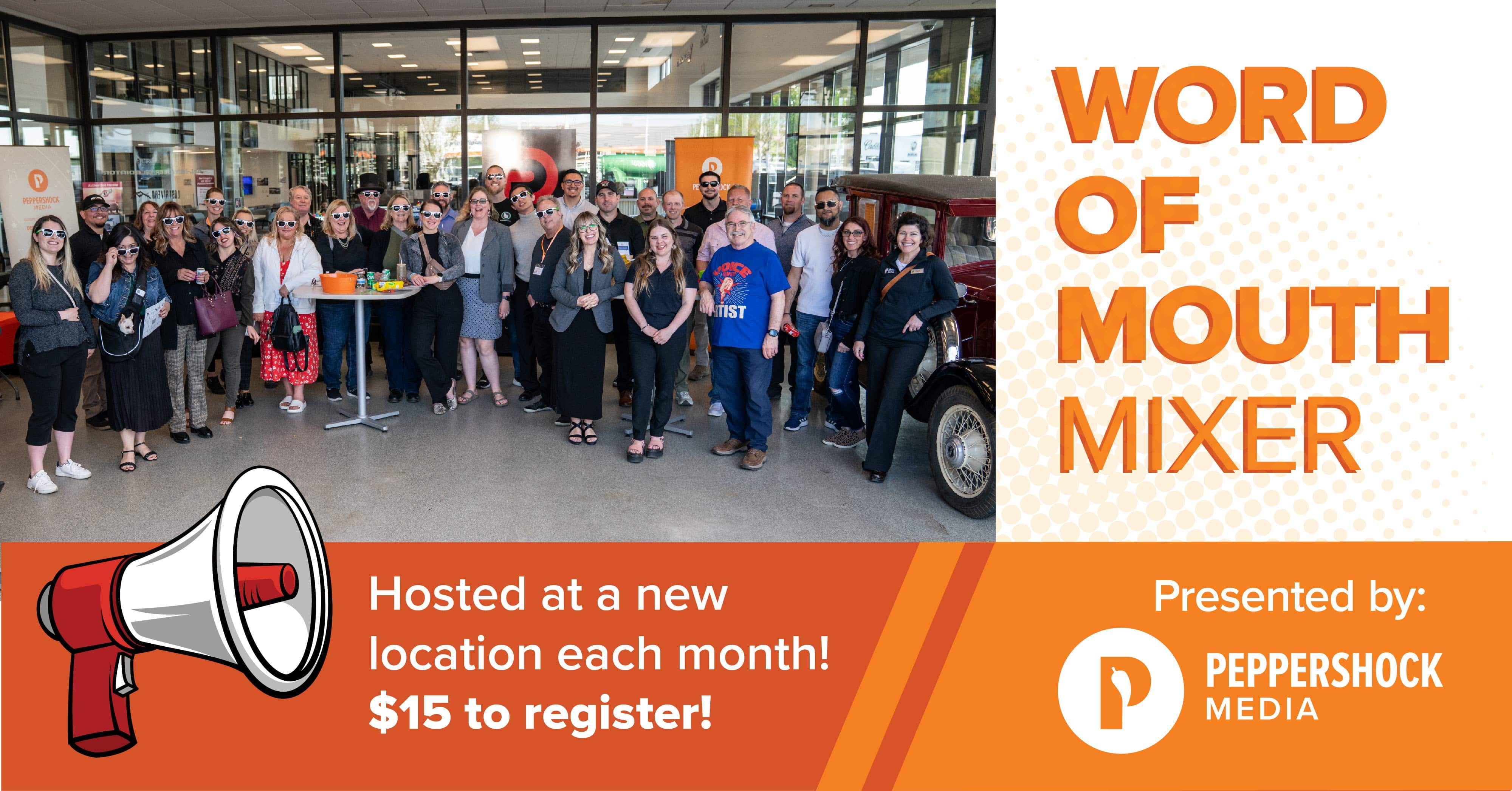 June Word of Mouth mixer presented by Peppershock Media