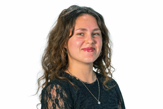 Jessica Bistriceanu graphic design intern at Peppershock Media